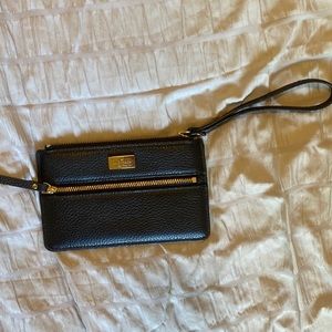 Kate spade, small, black clutch